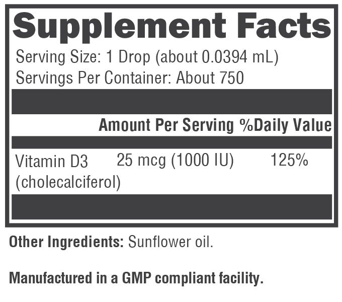 D-Slim Immune Boosting Liquid Vitamin D3