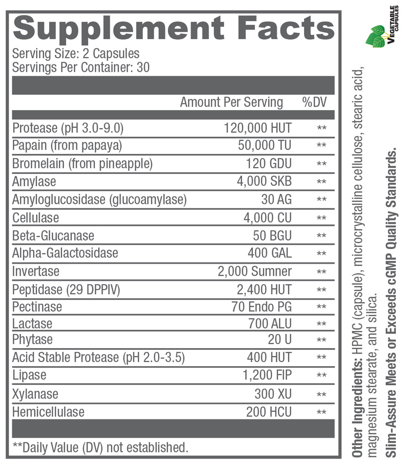 Slim-Assure Digestive Enzymes